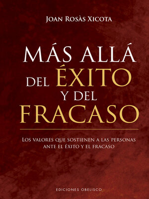 cover image of Más allá del éxito y el fracaso